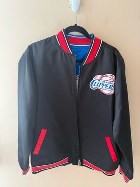 LA Clippers 1983 NBA All-Star Game Reversible Satin Full-Zip Jacket